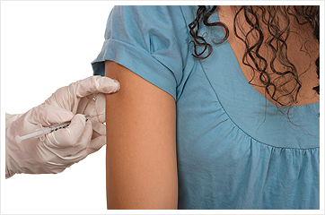 Patient Receiving Vaccine